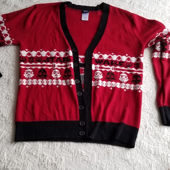 Star Wars Other - Christmas Sweater Mens star wars size Large Red